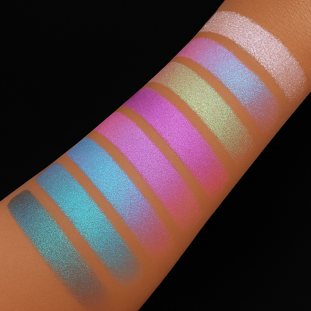 DIY Duochrome Magnetic Eyeshadow Palette