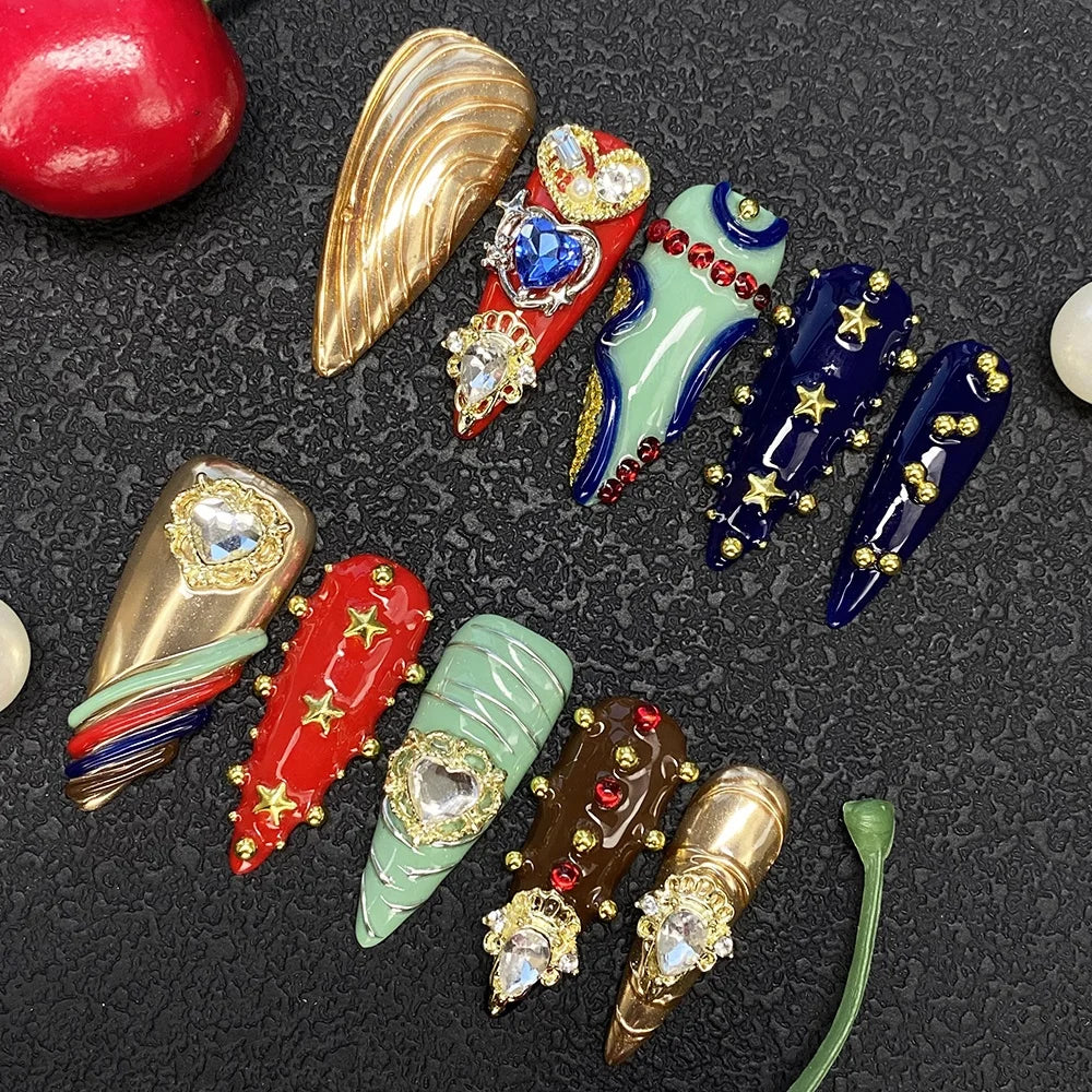 Luxury Acrylic Stiletto Press-On Nails
