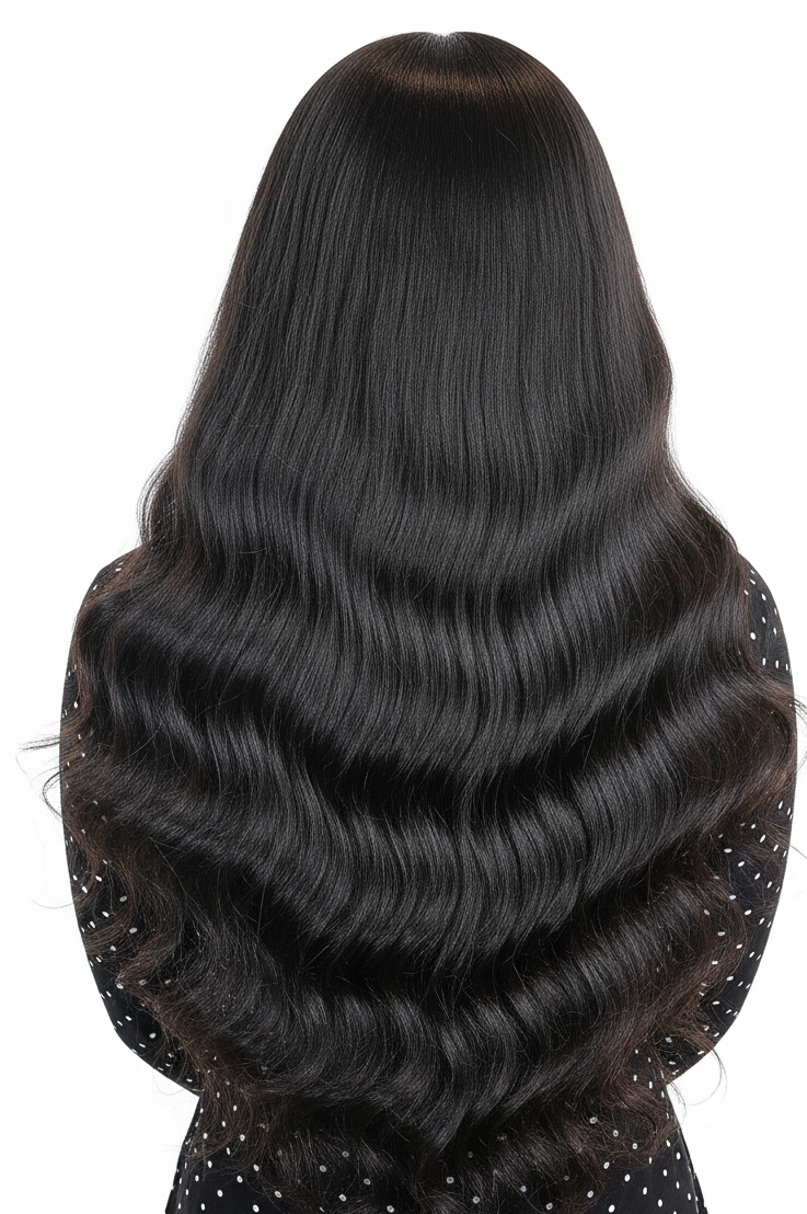 Brazilian Body Wave Full Lace Wig - Color 1B