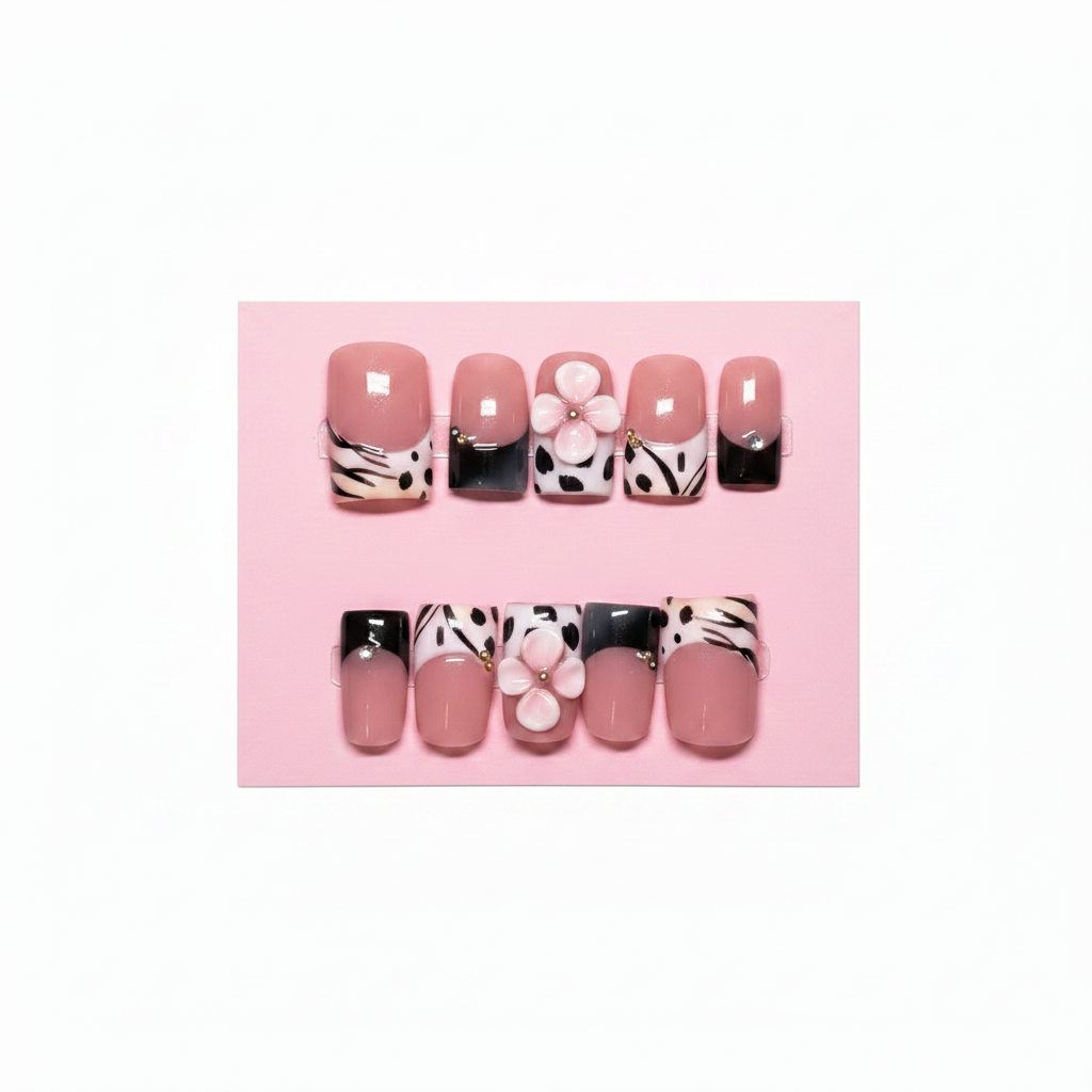 Wild Bloom Press-On Nail Set