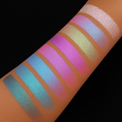 DIY Duochrome  Magnetic Eyeshadow Palette