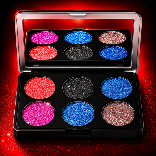DIY Duochrome  Magnetic Eyeshadow Palette
