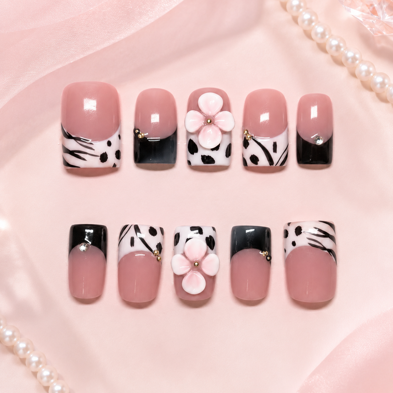 Wild Bloom Press-On Nail Set