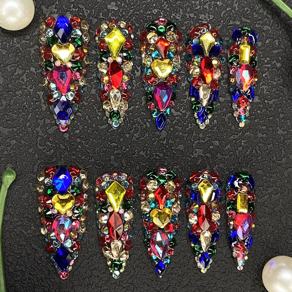Luxury Acrylic Stiletto Press-On Nails