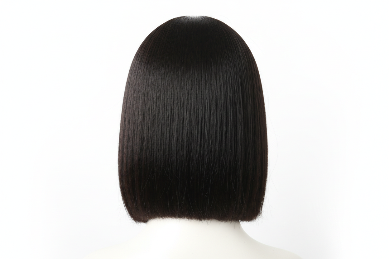 Vietnamese Bone Straight Double Drawn Short Bob Wig – HD Lace Front