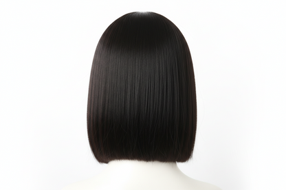 Vietnamese Bone Straight Double Drawn Short Bob Wig – HD Lace Front