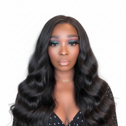 Brazilian Body Wave Full Lace Wig - Color 1B