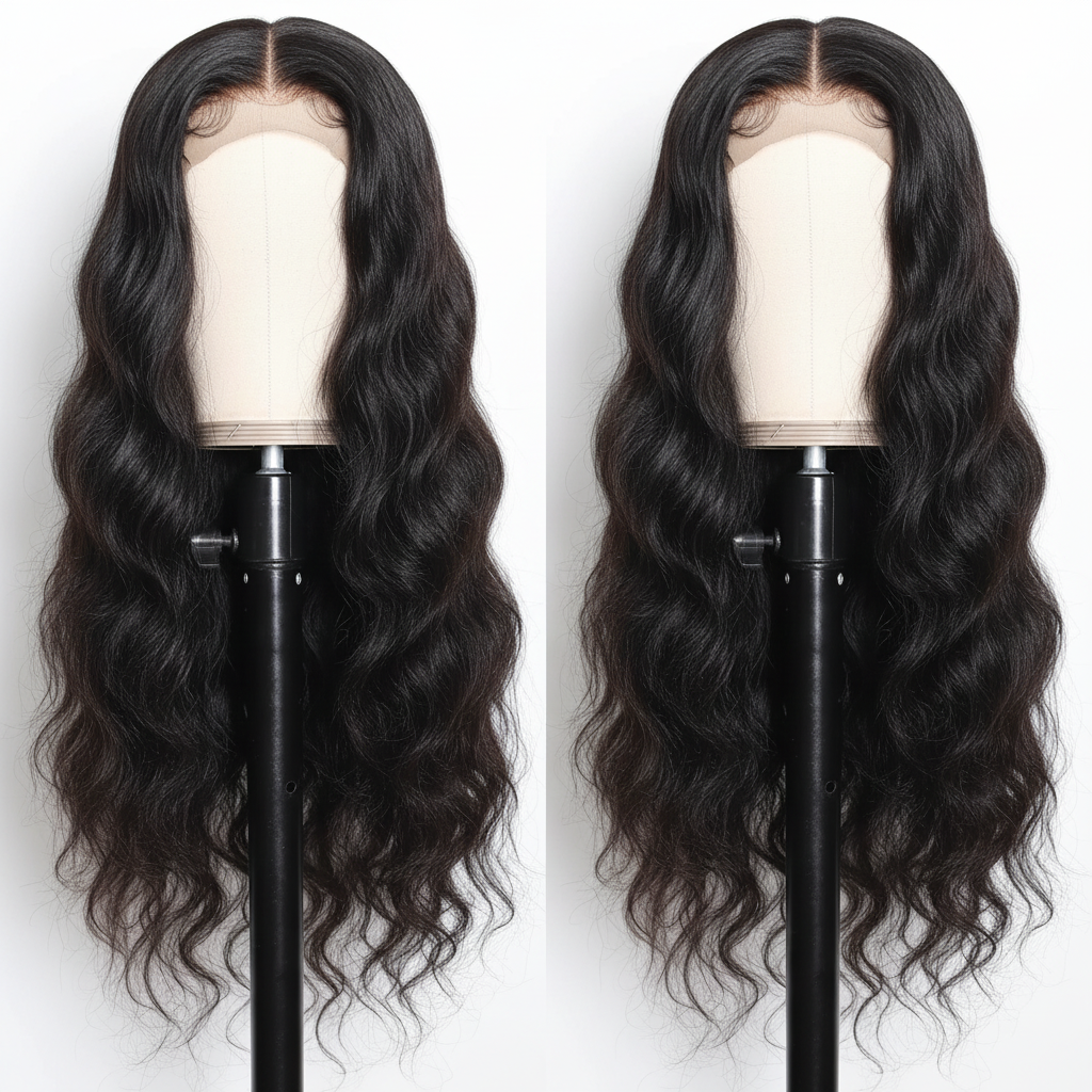 Brazilian Body Wave Full Lace Wig - Color 1B