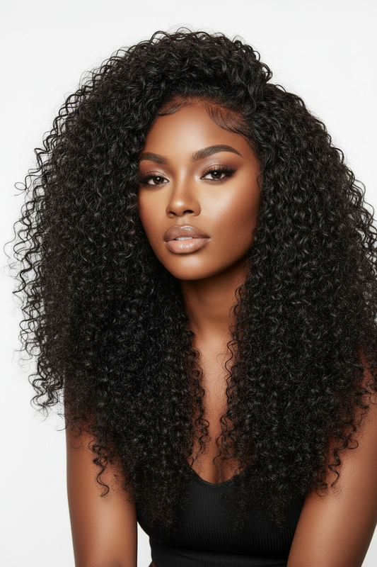 Deep Wave Curly Hair Unit Wig