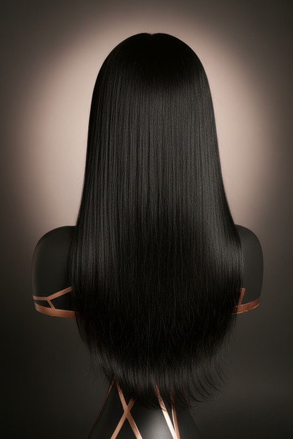 NBX Human hair straight lacefront wig
